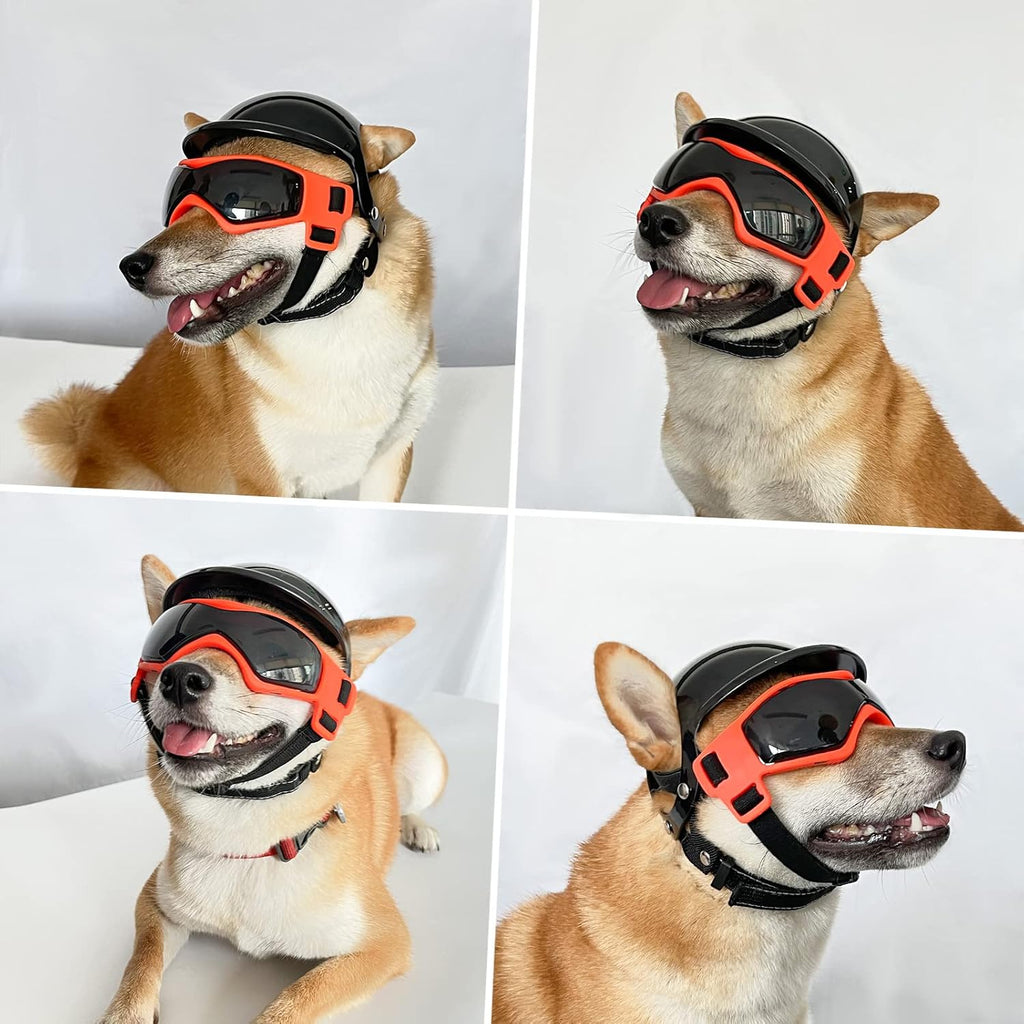 Dog Goggles & Helmet Set