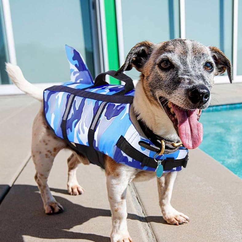 Dog Life Jacket with Shark Fin