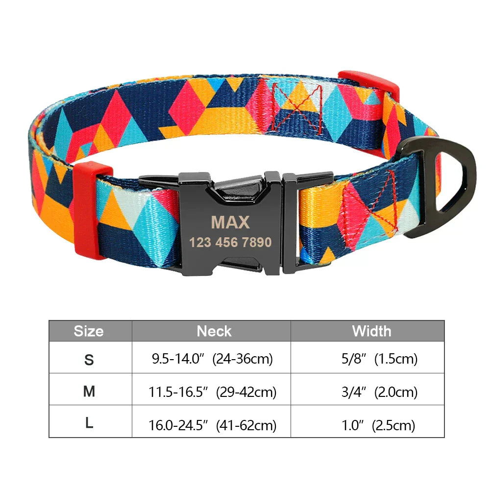 Customisable Dog Tag Collar