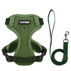 4-Point Adjustment Harness & Leash Set