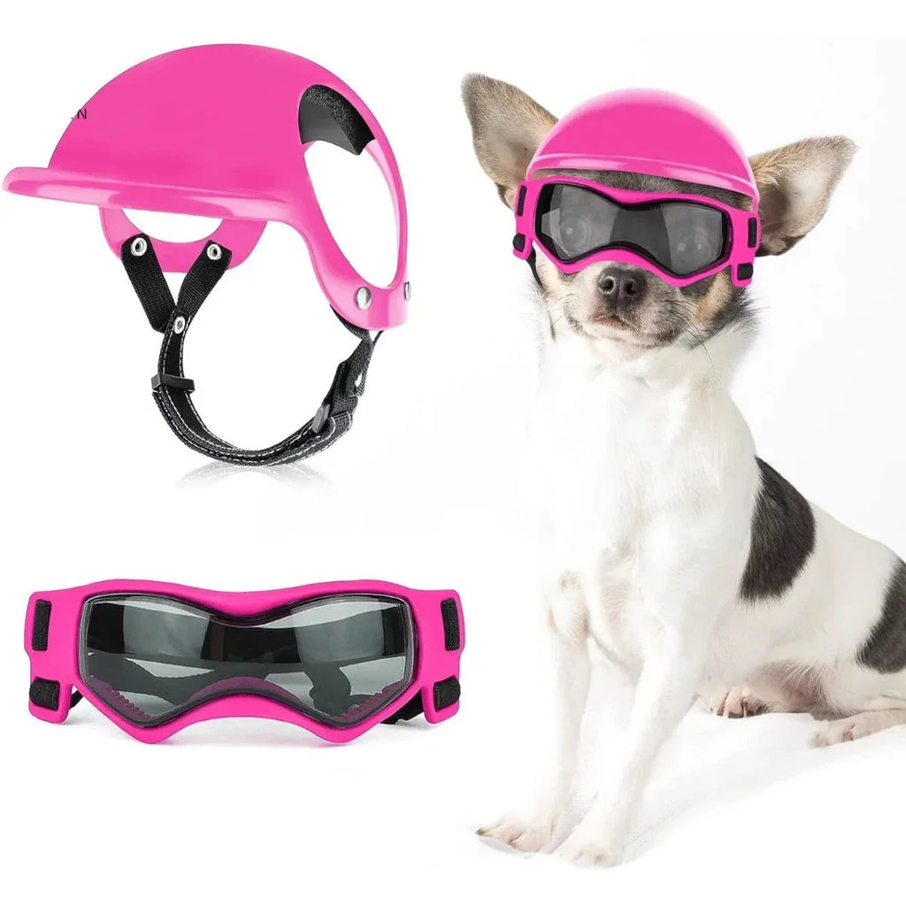 Dog Goggles & Helmet Set