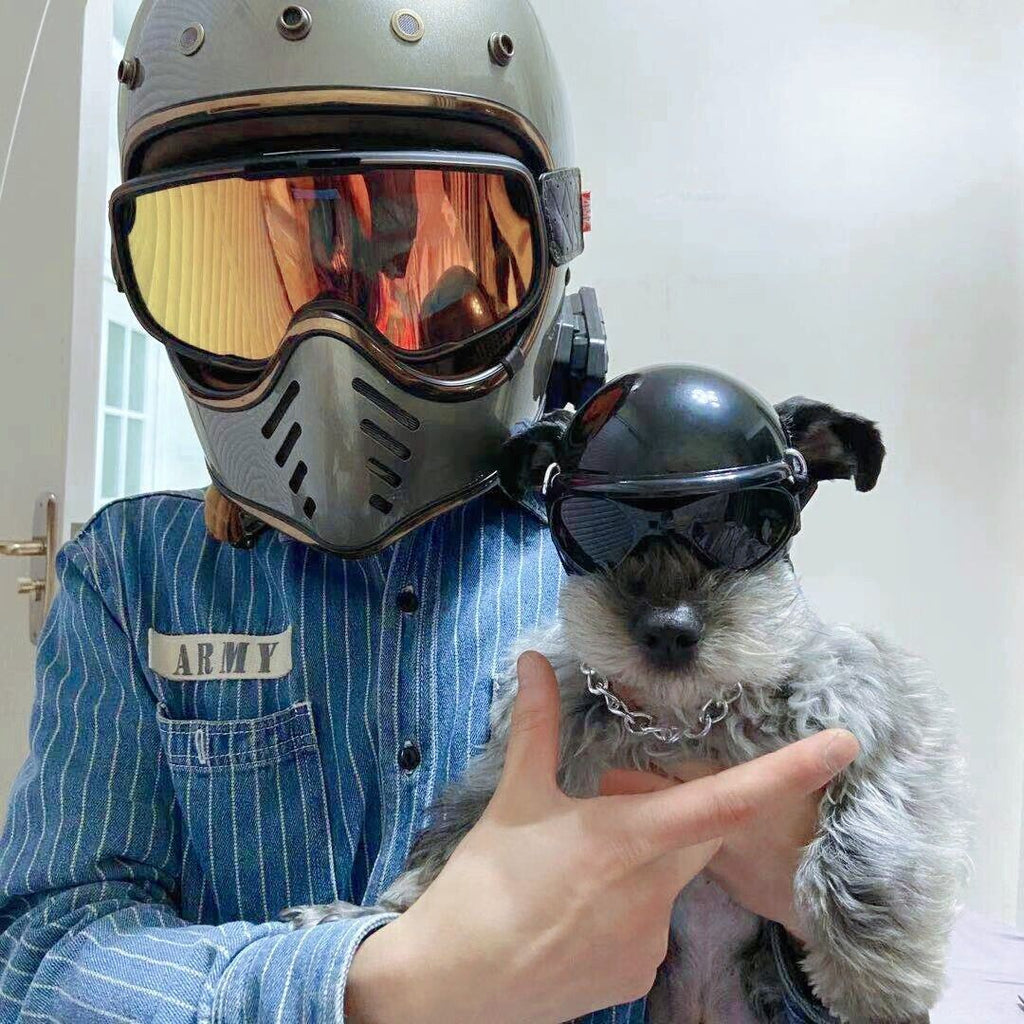 Dog Goggles & Helmet Set